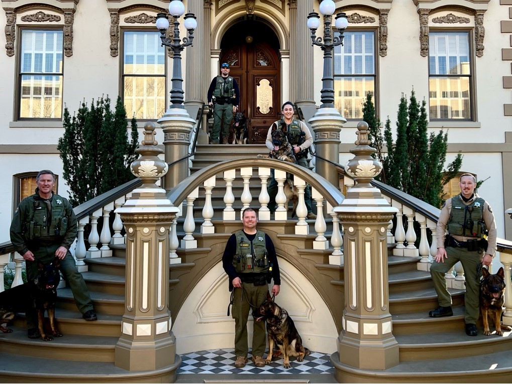 Leland Stanford Mansion SHP (handlers and k-9s)