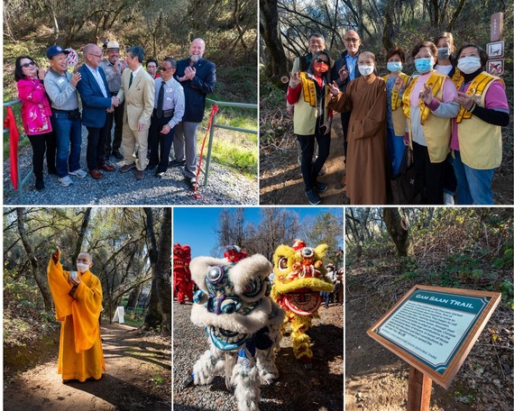 Gam Saan Trail opening collage 