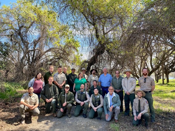 Capital District staff with Director 