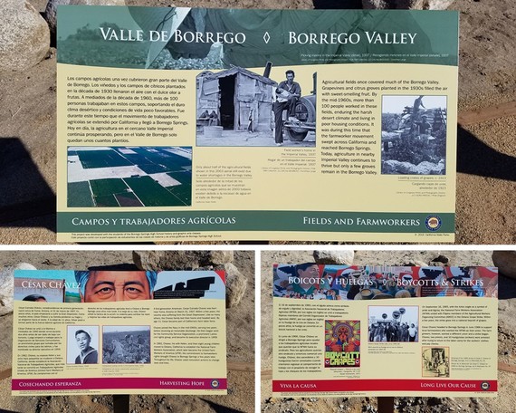 Anza Borrego Desert SP_ cesar chavez panel collage
