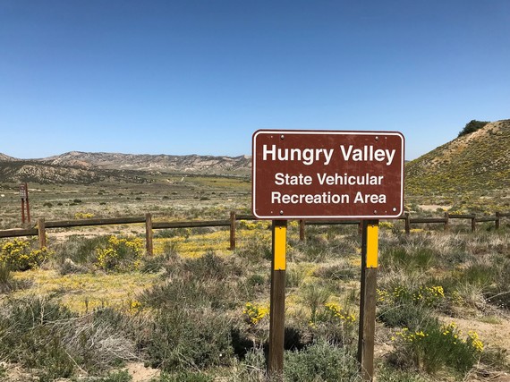 Hungry Valley SVRA (Park sign)