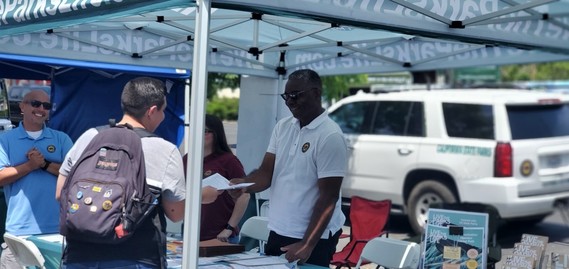 WPRO event_jacques carter in booth