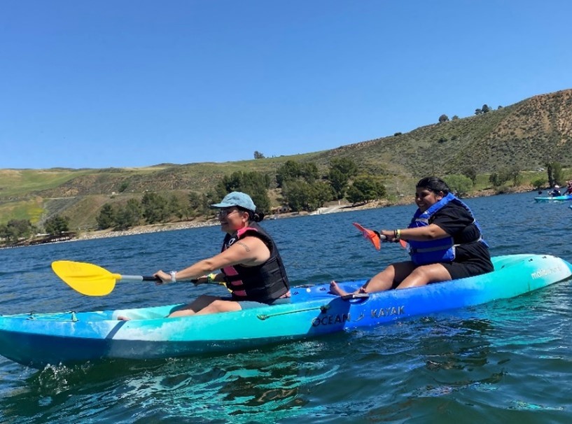 Castaic lake SRA (Kayaking)