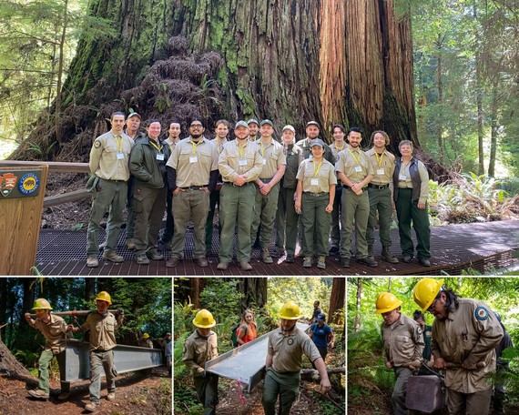 Jedediah Smith Redwoods SP_Trails Crew collage