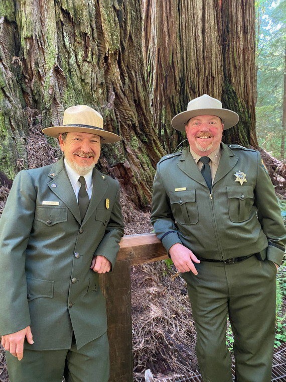 Jed Smith Redwoods SP_NPS Steven Mietz with Jason De Wall