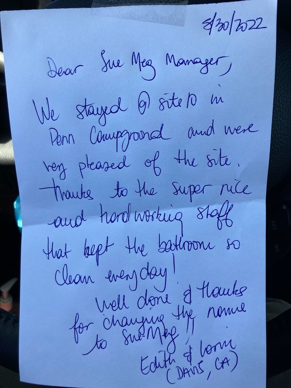 Sue-meg State Park (Thank You Note)