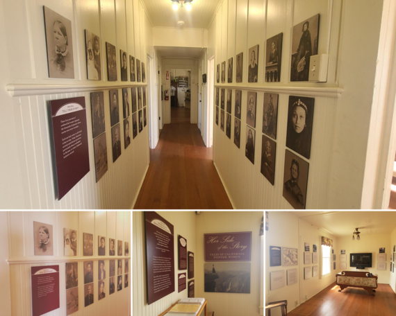 Montana de Oro SP (pioneer women exhibit collage)