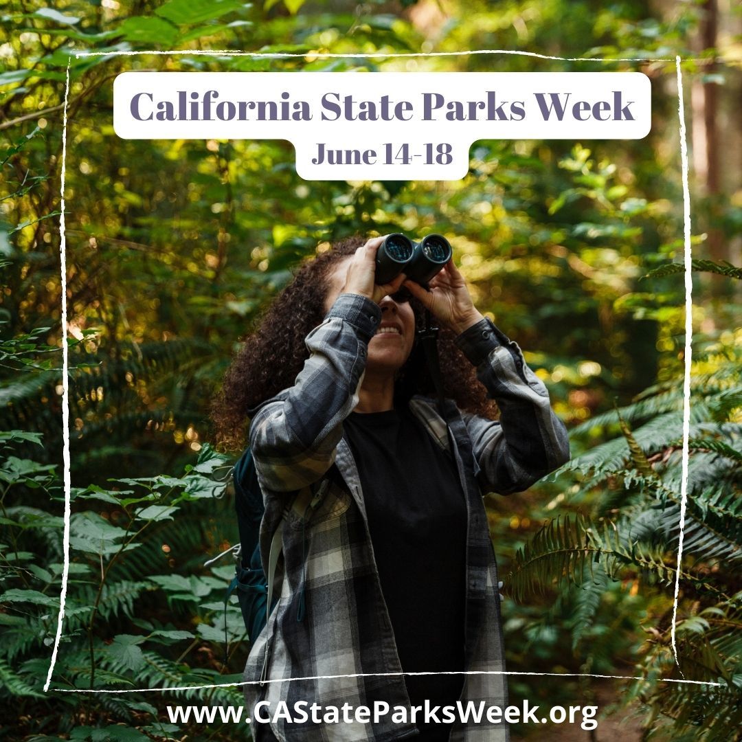 CA State Parks Week ( Girl with binoculars) 