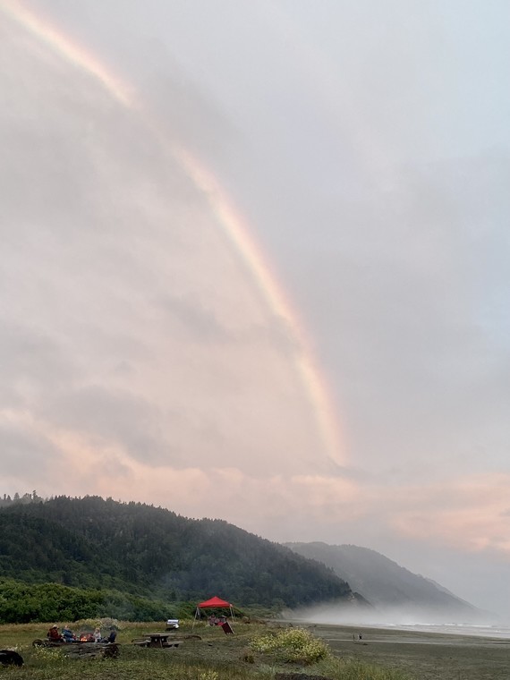 Redwood National and State Parks_Crescent Beach rainbow