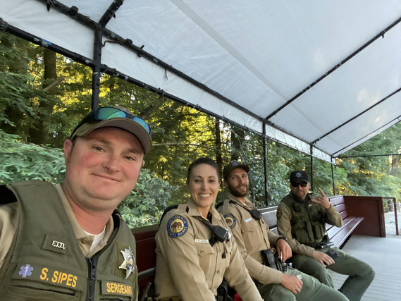 Henry Cowell Redwoods SP_rescue drill on train