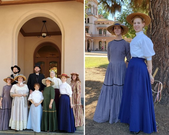 Bidwell Mansion SHP docent collage