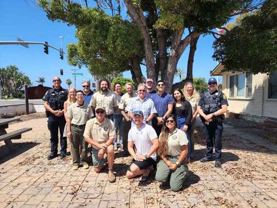 North Sector Office (San Diego Coast District park aides group pic)