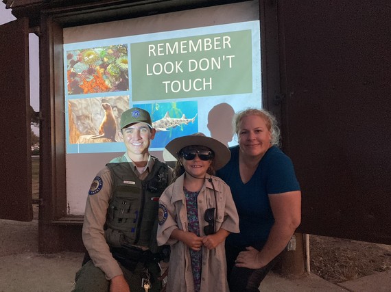 Carpinteria SB (Ranger Jaret and visitors)