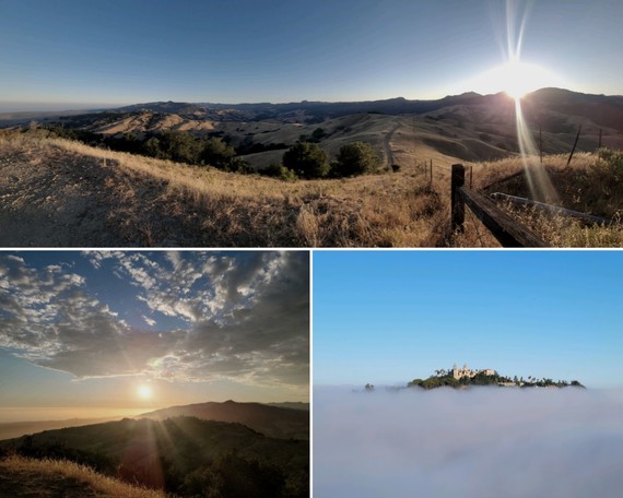Hearst Castle collage