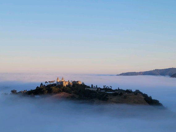 Hearst Castle in the morning