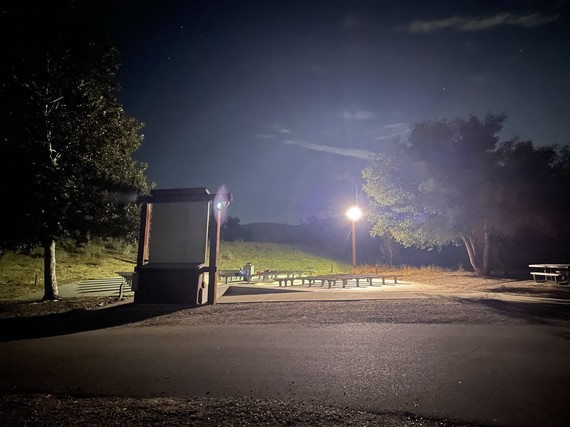 Chino Hills SP_amphitheater before visitors arrived