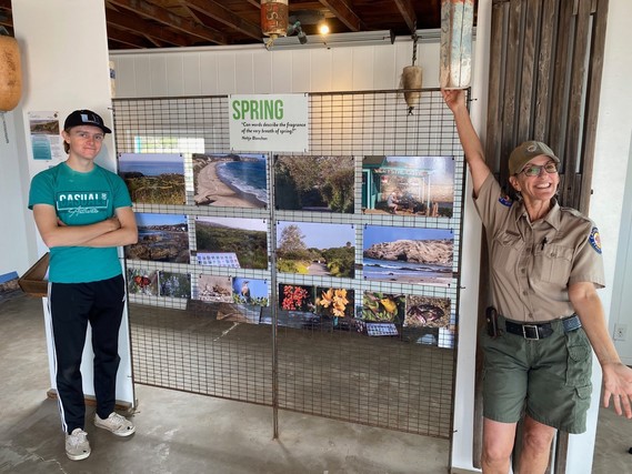 Crystal Cove SP_Winter and Sasha at new exhibit