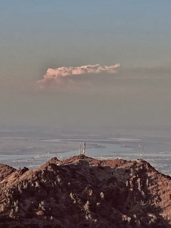 Mount Diablo SP (Mosquito Fire smoke plume)