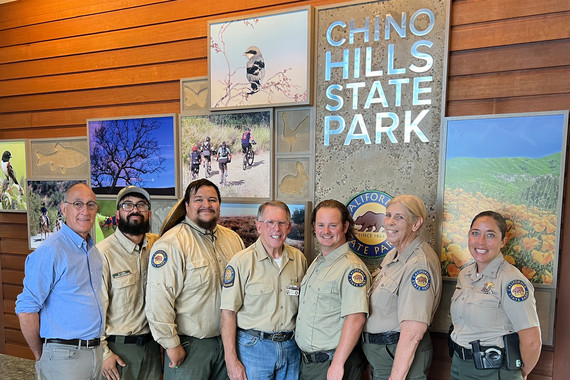 Chino Hills SP staff with Director