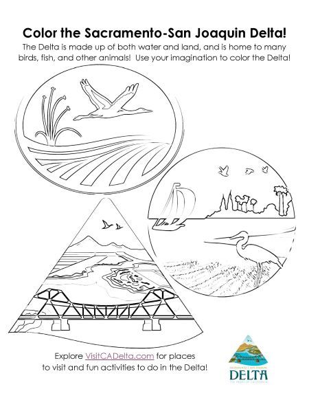 Delta Week coloring page