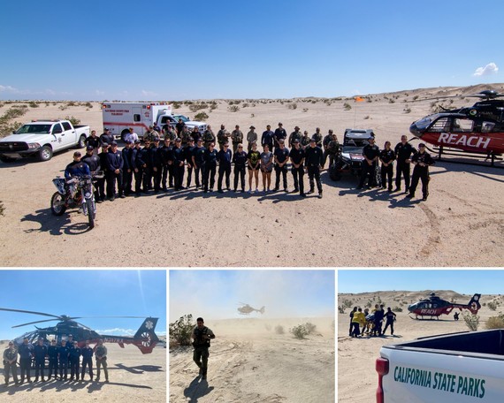 Ocotillo Wells SVRA - Desert Lifeguard Training Collage