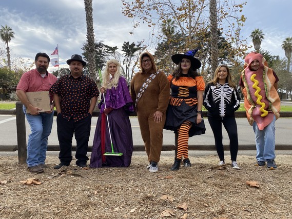Channel Coast District_staff in Halloween costumes