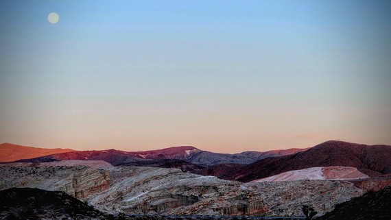 Red Rock Canyon SP (full moon)