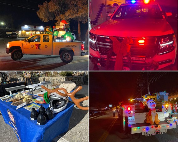 Hungry Valley SVRA (Holiday parade collage)