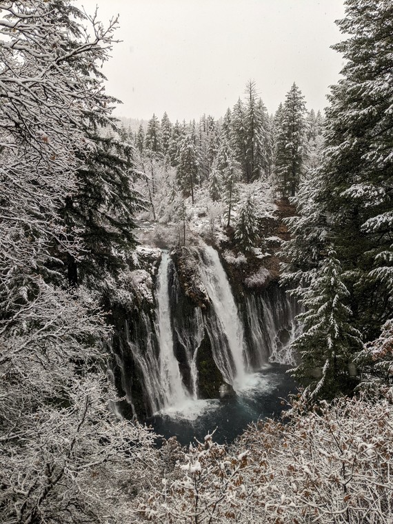McArthur_Burney Falls Memorial SP_snow falls