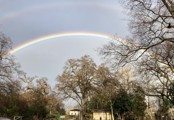 William B. Ide Adobe SHP (Rainbow over park)