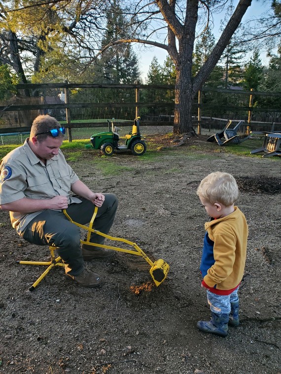 Tyler Stanfield and son Jameson
