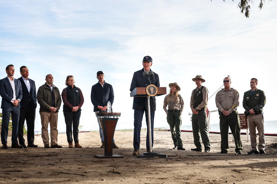 Biden speaking at Seacliff SB