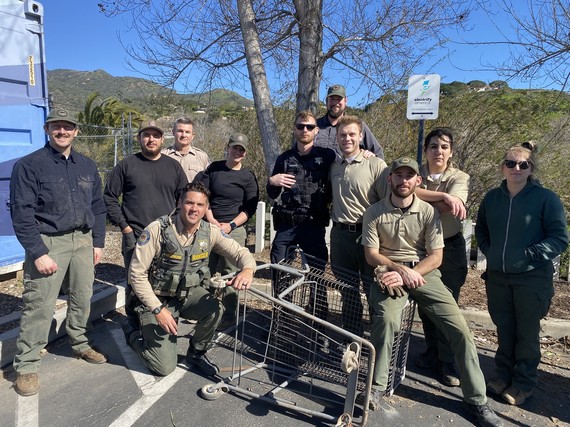 Malibu creek SP illegal camp cleanup (group pic)The Group