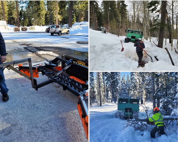 Ed Z'berg Sugar Pine Point SP (snow clearing collage 2)