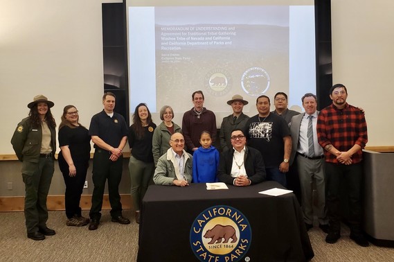 Donner Memorial SP_Parks-Washoe MOU signing Jan2023