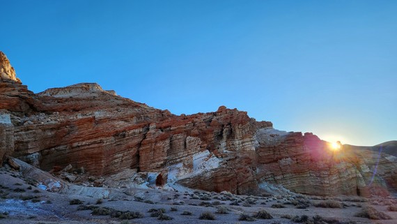 Red Rock Canyon SP_red cliffs sunrise