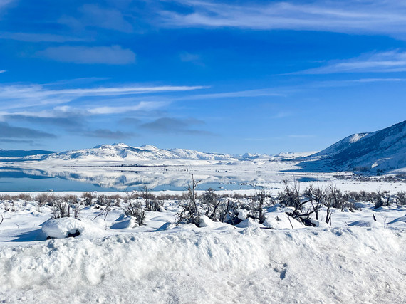 Mono Lake Snow