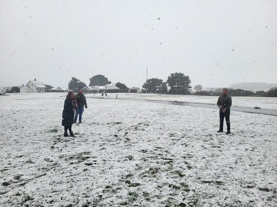 Fort Humboldt SHP (Staff and snow)