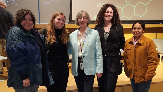 women & girls in science workshop (group pic)