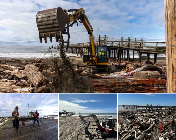 Seacliff SB demolition collage 1