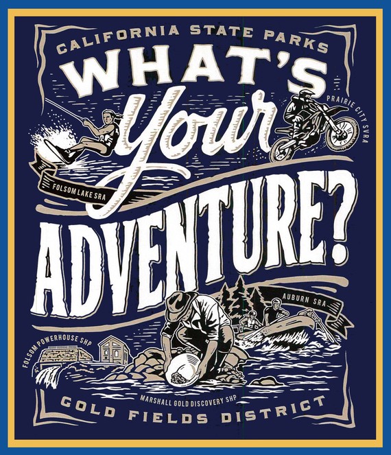 Folsom Lake SRA (Whats Your Adventure Logo)