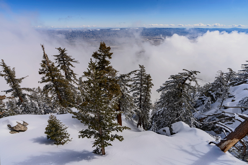 Mount San Jacinto SP (Clouds and snow)