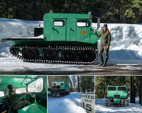 Ed Z'berg Sugar Pine Point SP (staff driving snow equipment)