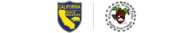 California Department of Fish and Wildlife and Winnemem Wintu Tribe logos