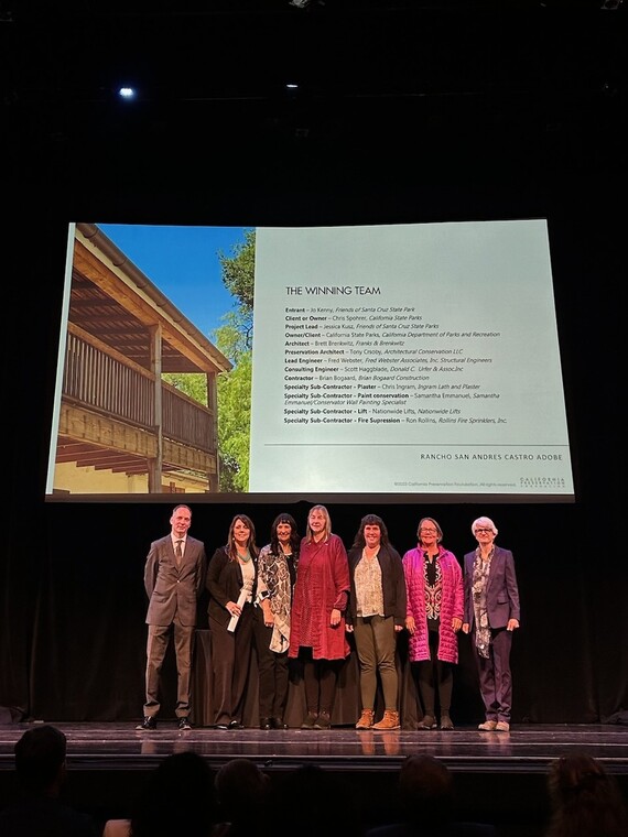 Santa Cruz District CA Preservation Award 