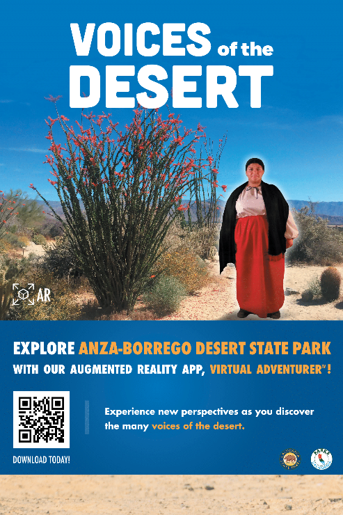 Virtual Adventurer app (Anza-Borrego Desert SP Voices of the Desert)