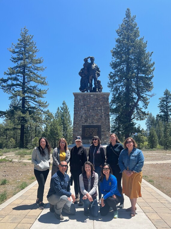 Donner Memorial SP_Interpreters staff with Adeline