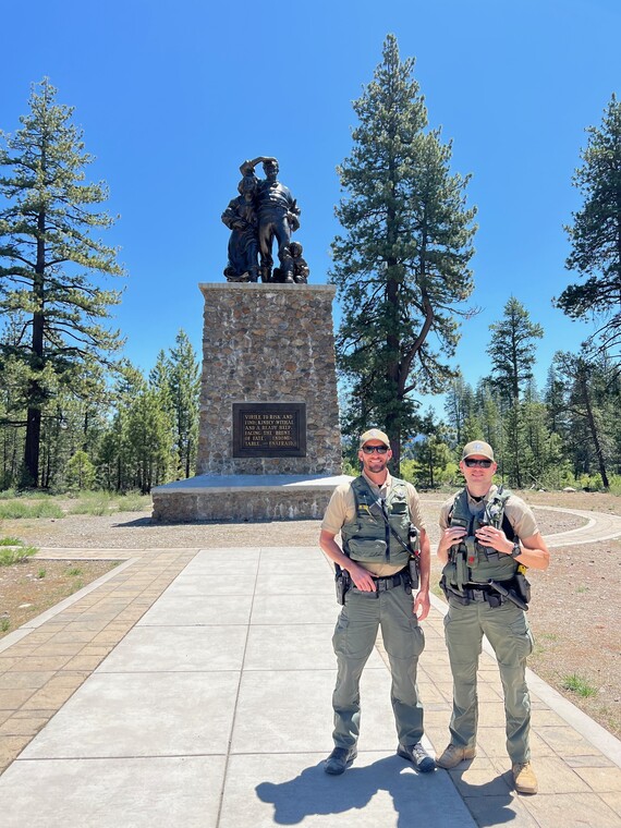 Donner Memorial SP_SPPOs Matt Yarbrough and James Carey