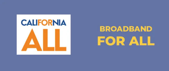 California for All | Broadband for All logo