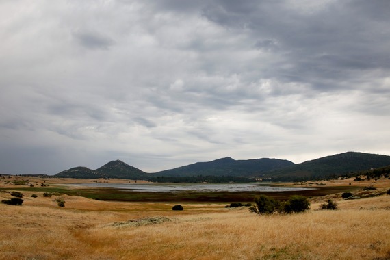 Cuyamaca Rancho SP (Storm over three peaks)